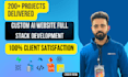 do full stack ai website development, ai websites, full stack developer