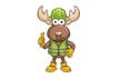 design bring moose life logo