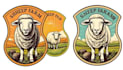 design high quality vintage farm sheep logo