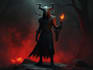 fantasy horror and fantasy horror character art