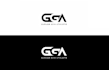create simple garage gym athlete logo