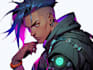 design cyberpunk character, original character design