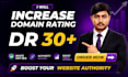 increase domain rating, DR 30 plus
