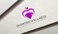 make an modern outstanding diamond logo