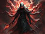 draw custom dark berserk style art in high quality