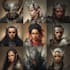 paint a realistic or fantasy portrait