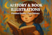 create ai generated illustrations for your story or book