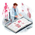 create professional medical, anatomy, textbook illustrations
