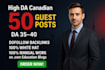 do high da canada guest post backlinks, canadian link building services