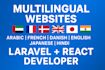 develop multilingual web applications using laravel