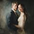 draw a couple portrait, wedding illustration