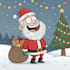 draw christmas cartoon caricature