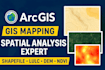 do gis maps, spatial analysis, and arcgis projects