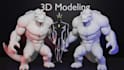sculpt and model stylized or realistic 3d characters
