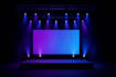 design a realistic 3d stage for events, churches, concerts and conferences
