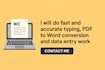 do fast and accurate typing and file conversion