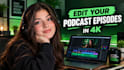 edit your podcast episodes in full HD quality with reels
