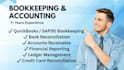 do bookkeeping, sap, quickbooks data entry, bank reconciliation