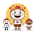 create character logo and friendship portrait