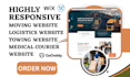 build moving website logistics medical courier website towing freight website