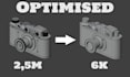 clean and optimize your 3d high poly prop