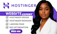 hostinger website design hostinger website redesign hostinger website design