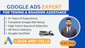 google ads for towing, mobile tire and roadside assistance