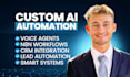 build an ai agent with n8n, zapier, make