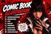 webtoon comic book nsfw art strip webcomic promotion anime carton comic manga