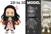 convert your 2d image, sketch, or photo into a 3d printable stl model