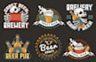 design hand draw craft pub beer logo