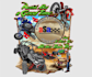 make custom adventure off road logo t shirt design