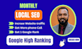do monthly local SEO service with gmb optimization