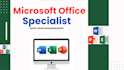 be your professional microsoft office expert for word,excel and powerpoint task