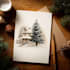 make unique christmas illustrations, cards