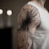 custom an abstract black tattoo design