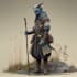 draw a fantasy character for dnd, pathfinder, etc