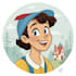 portrait into a disney style cartoon