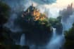 design fantasy background and landscape