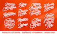 create vintage hand drawn monoline lettering and typography