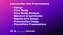 do case study analysis, case study presentation design
