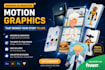 make 2d animation motion graphics web design animated explainer with characters