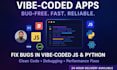 build and optimise your vibe coded js and python app