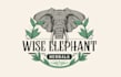 design unique wise elephant herbs logo