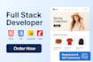modern ecommerce website using HTML CSS js ruby rails