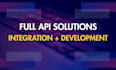 integrate, develop and fix apis