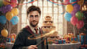 create a harry potter style wizard happy birthday video message