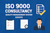 complete iso 9001 qms setup, internal audit, and certification guidance