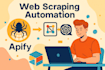 setup a custom webscrapper using n8n and apify
