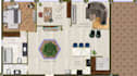 redraw 2d floor plan for real estate agent